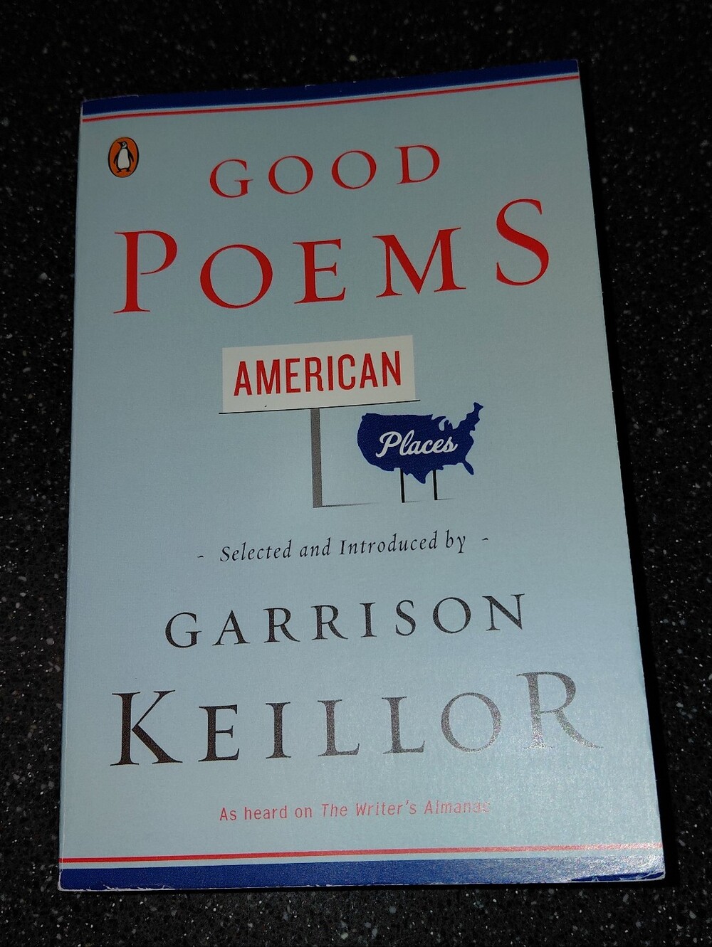 Good Poems: American Places by Garrison Keillor Book - Light Blue Cover
